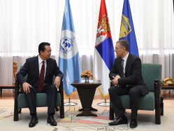 Enhancing cooperation in combating all forms of transnational crime was the focus of a series of meetings between INTERPOL President Meng Hongwei and top Serbian officials including Minister of the Interior Nebojša Stefanović.